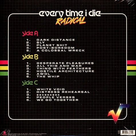Every Time I Die - Radical (2LP/Ltd Ed/) (New - Coloured Vinyl)