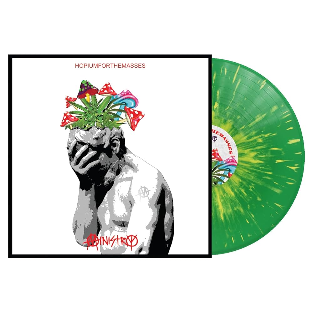 Ministry - HOPIUMFORTHEMASSES (New Green & Yellow Splatter Vinyl) (Limited to 4500)