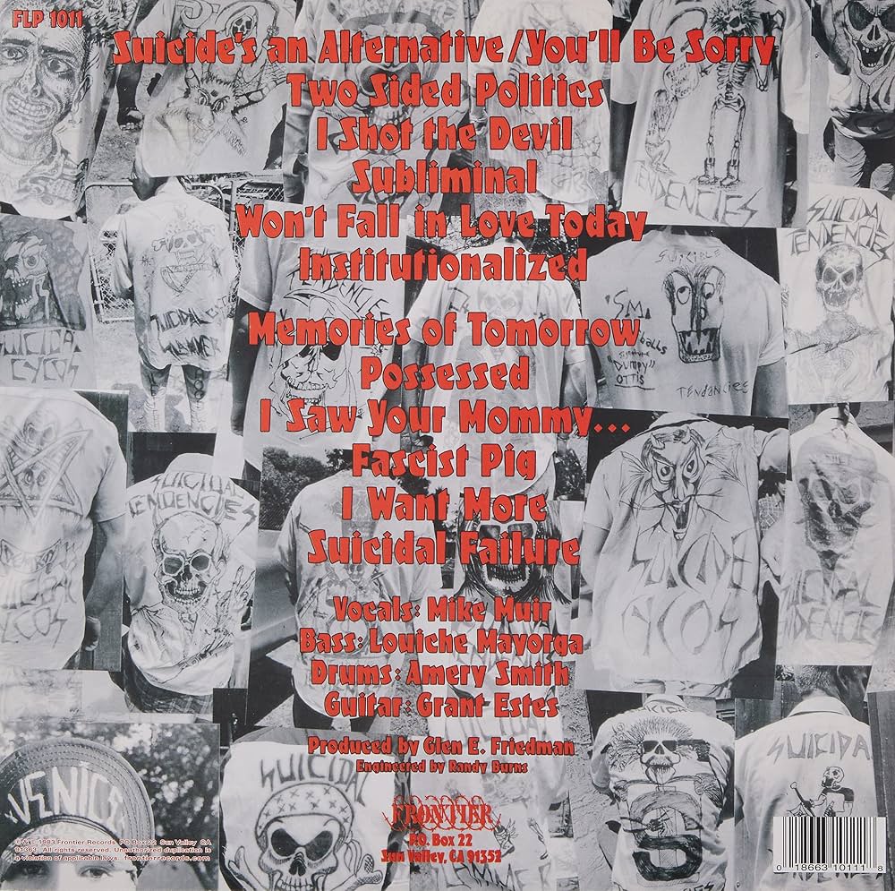 Suicidal Tendencies -Suicidal Tendencies (New Vinyl)
