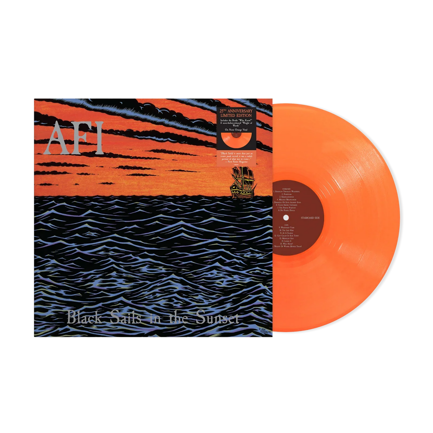 AFI – Black Sails In The Sunset (Limited Edition) (Neon Orange Vinyl) (New vinyl)