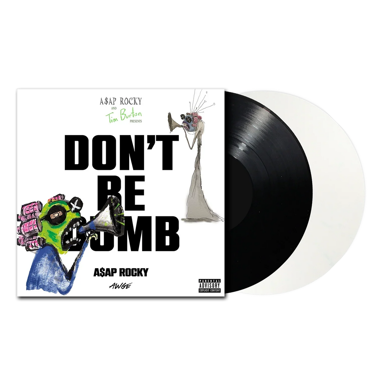 A$AP Rocky - Don't Be Dumb (New Black & White Vinyl)