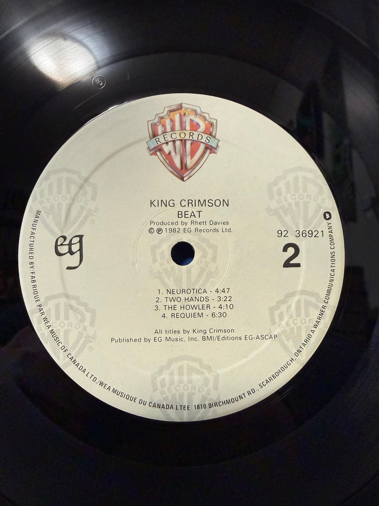 King Crimson – Beat (Used vinyl)