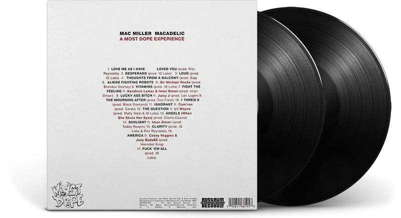 Mac Miller – Macadelic (New Vinyl)