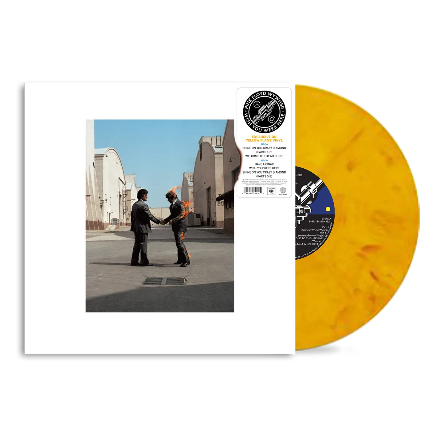 Pink Floyd – Wish You Were Here (Yellow Flame Vinyl) (New Vinyl)