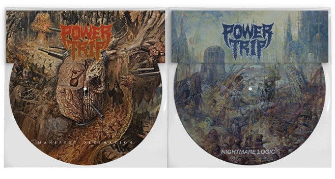 Power Trip - Manifest Decimation / Nightmare Logic 2x12” (New vinyl) (Picture discs)