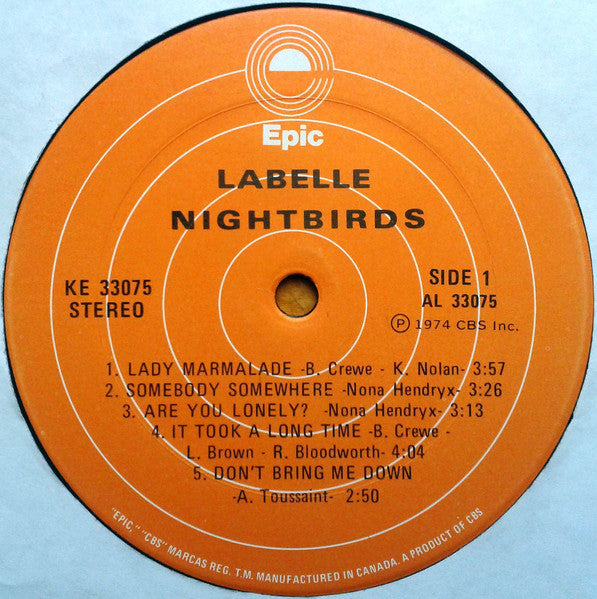 LaBelle – Nightbirds (Used vinyl)
