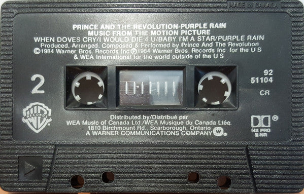 Prince And The Revolution – Purple Rain (Used cassette)