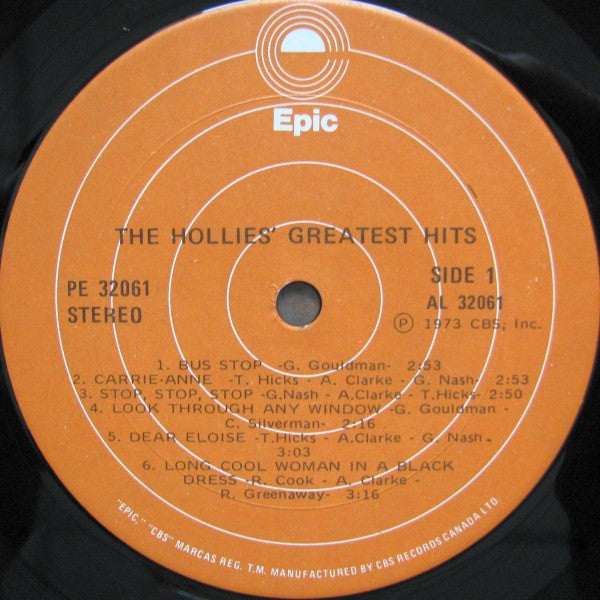 The Hollies – The Hollies' Greatest Hits (Used vinyl)