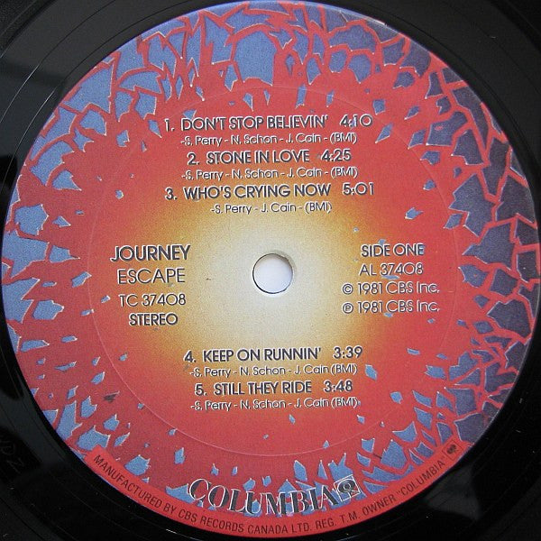 Journey – Escape (Used vinyl)