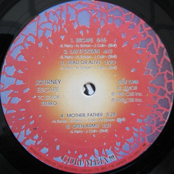 Journey – Escape (Used vinyl)