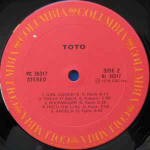 Toto – Toto - Used vinyl