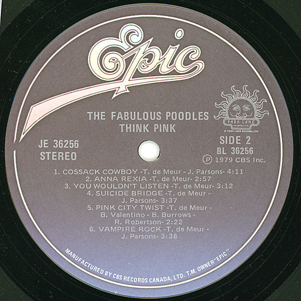 Fabulous Poodles – Think Pink (Used vinyl)
