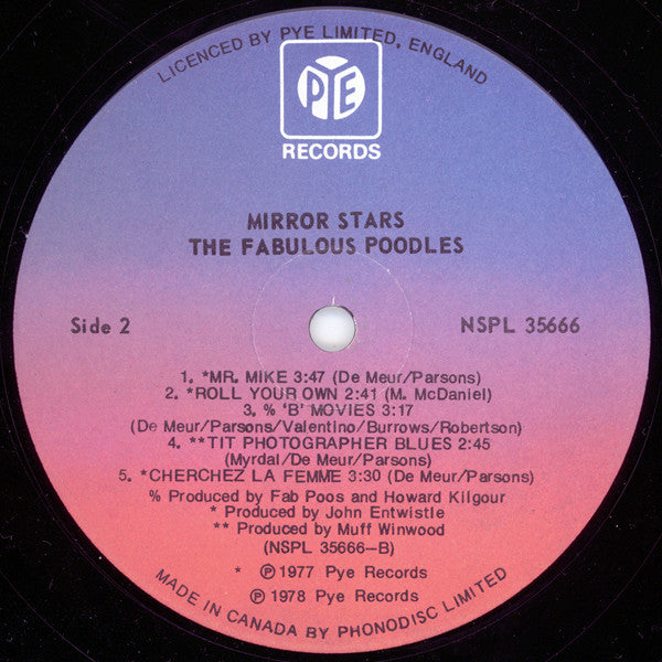 Fabulous Poodles – Mirror Stars (Used vinyl)