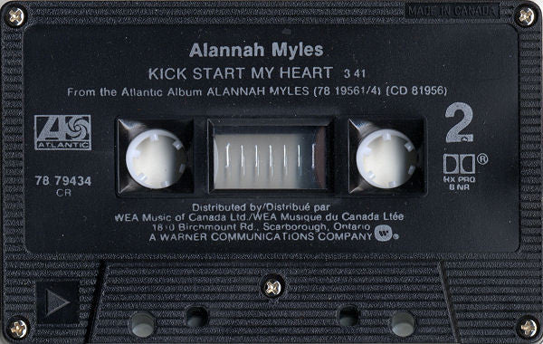 Alannah Myles – Lover Of Mine B/W Kick Start My Heart (Used cassette)