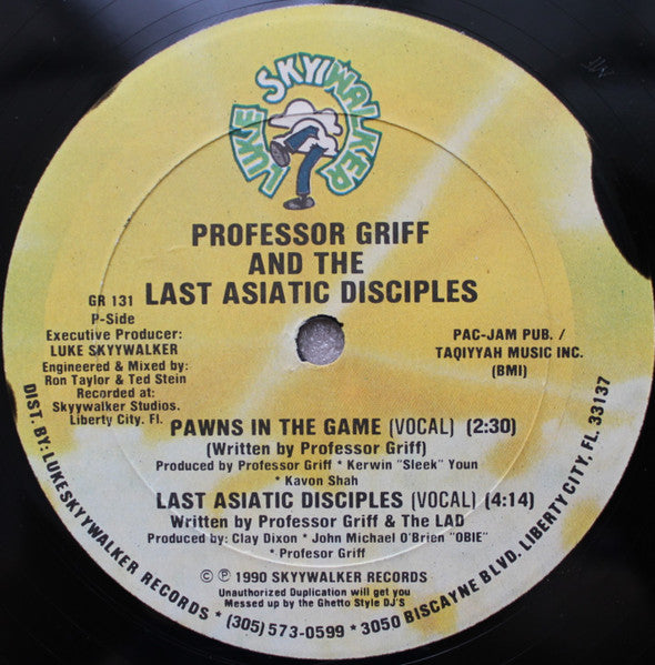 Professor Griff And The Last Asiatic Disciples – Pawns In The Game (Used vinyl)