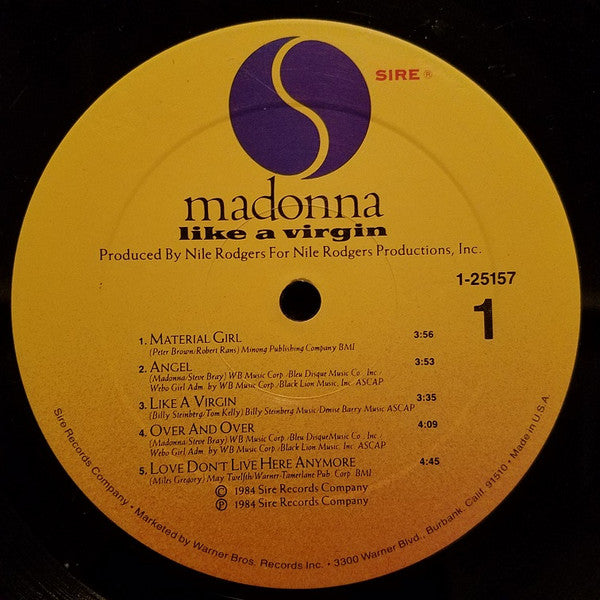 Madonna – Like A Virgin (Used vinyl)
