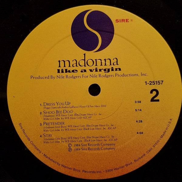 Madonna – Like A Virgin (Used vinyl)