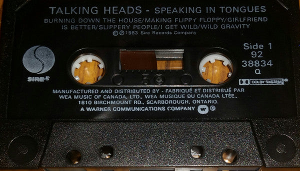 Talking Heads – Speaking In Tongues (Used cassette)
