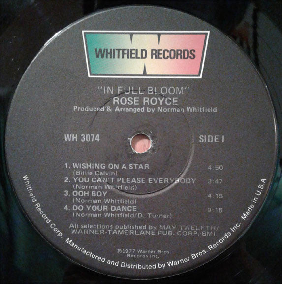 Rose Royce – In Full Bloom (Used vinyl)