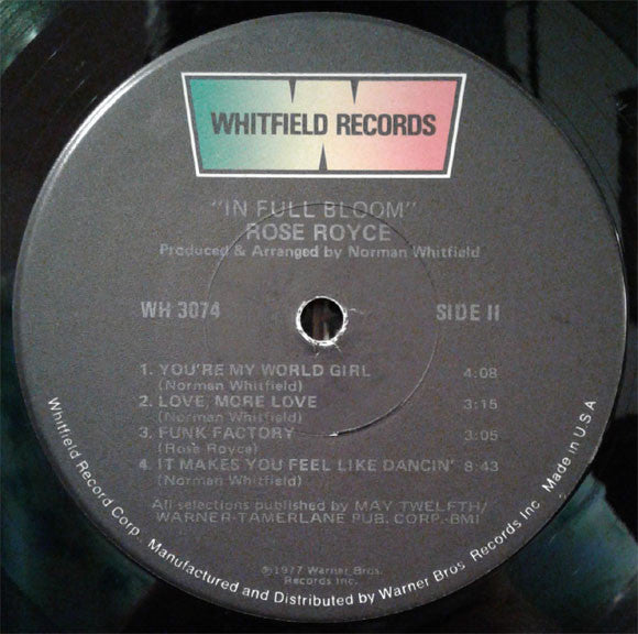 Rose Royce – In Full Bloom (Used vinyl)