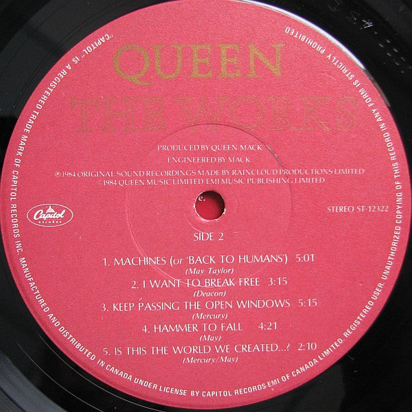 Queen – The Works (Used vinyl)