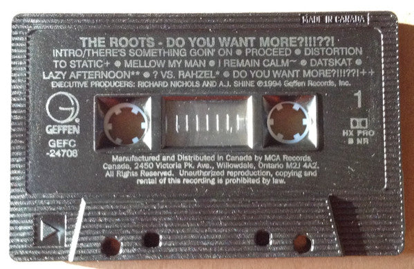 The Roots – Do You Want More?!!!??! (Used cassette)