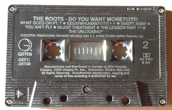 The Roots – Do You Want More?!!!??! (Used cassette)