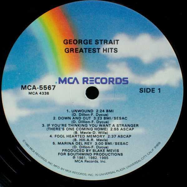 George Strait – Greatest Hits (Used vinyl)