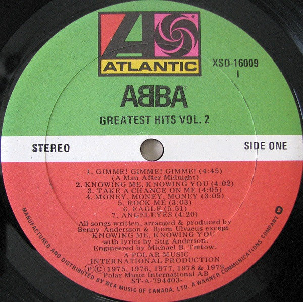 ABBA – Greatest Hits Vol. 2 (Used vinyl)