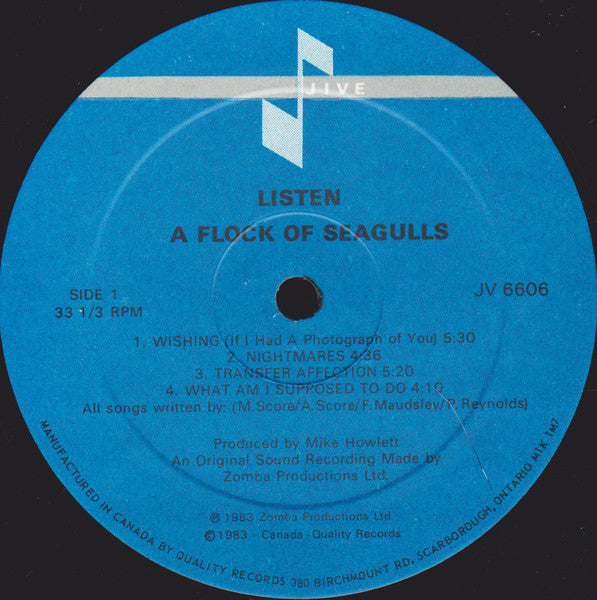 A Flock Of Seagulls – Listen (Used vinyl)