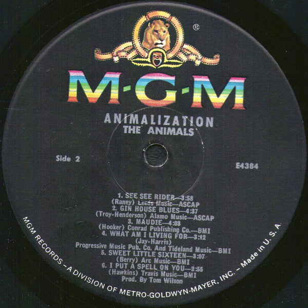 The Animals – Animalization (Used vinyl)