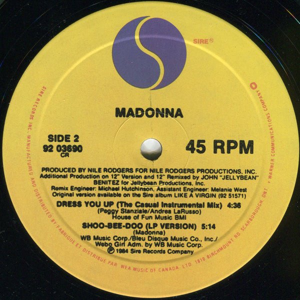 Madonna – Dress You Up (Used vinyl)