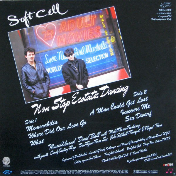 Soft Cell – Non Stop Ecstatic Dancing - Used vinyl - Vertigo pressing