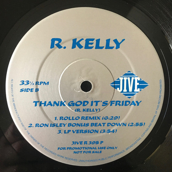 R. Kelly – Thank God It's Friday (Used vinyl)