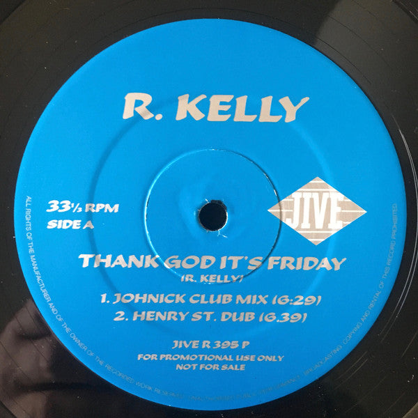 R. Kelly – Thank God It's Friday (Used vinyl)