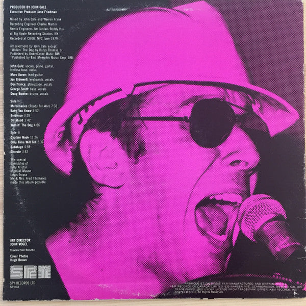 John Cale – Sabotage/Live (Used vinyl)