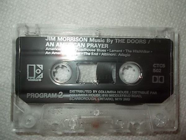 Jim Morrison Music By The Doors – An American Prayer (Used cassette)