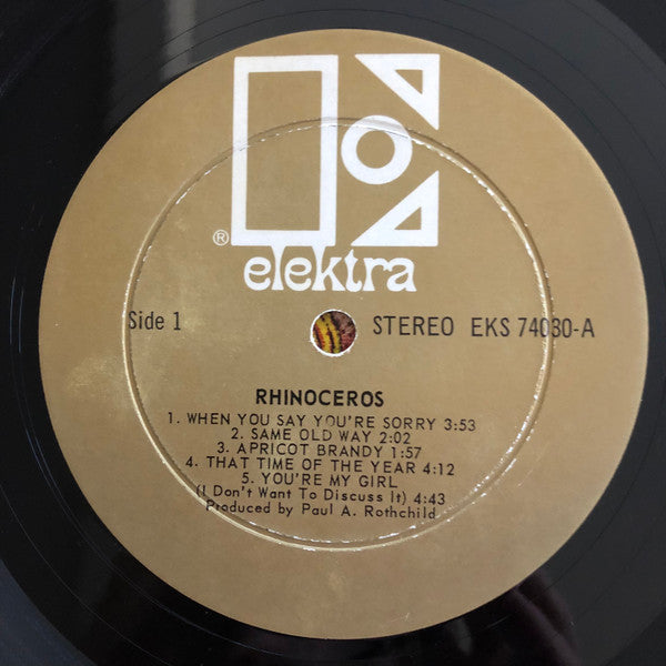 Rhinoceros – Rhinoceros (used vinyl)