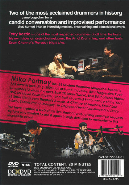 Mike Portnoy With Terry Bozzio – On The "Art Of Drumming" Show (New DVD)