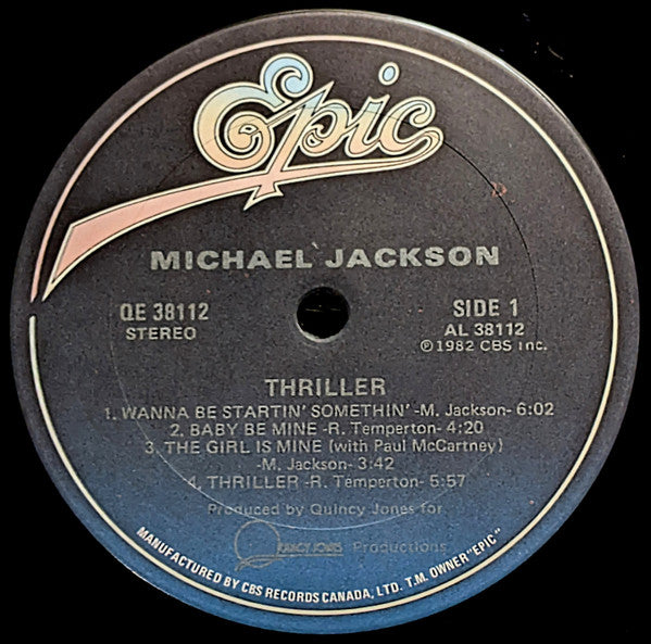 Michael Jackson – Thriller (Used vinyl)