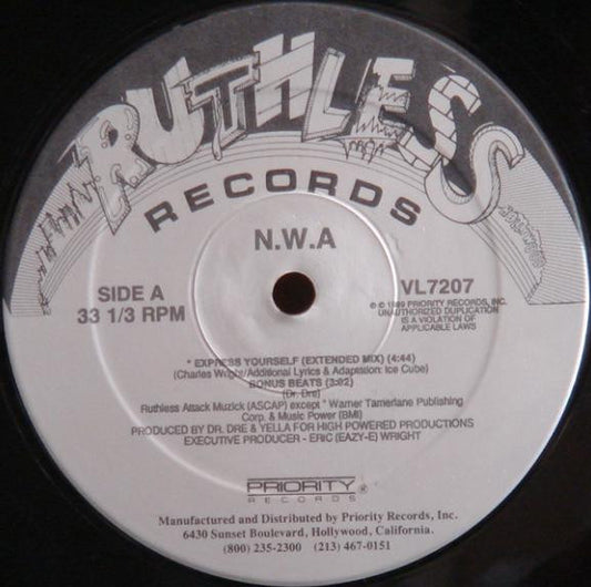 N.W.A* – Express Yourself (Used vinyl)
