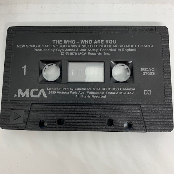 The Who – Who Are You (Used cassette)