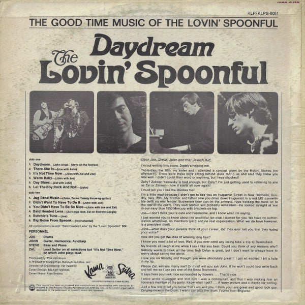 The Lovin' Spoonful – Daydream (Used vinyl) (Promo disc jockey copy)