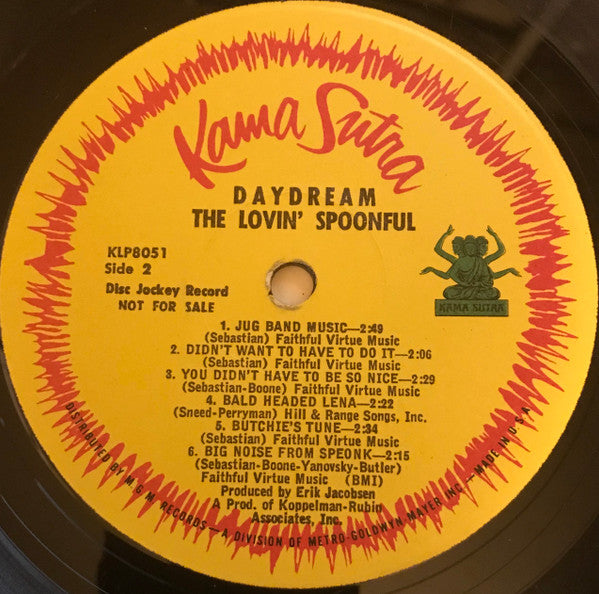 The Lovin' Spoonful – Daydream (Used vinyl) (Promo disc jockey copy)