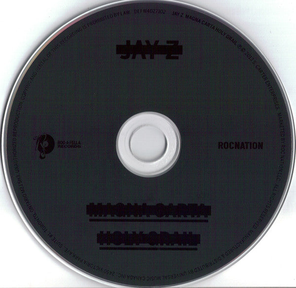 JAY Z – Magna Carta... Holy Grail (Used CD)