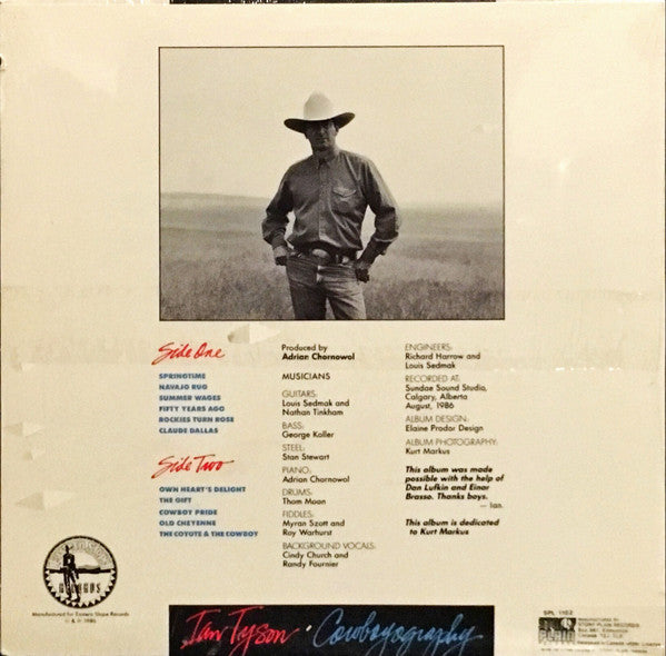 Ian Tyson – Cowboyography (Used vinyl)