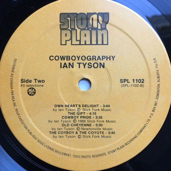 Ian Tyson – Cowboyography (Used vinyl)