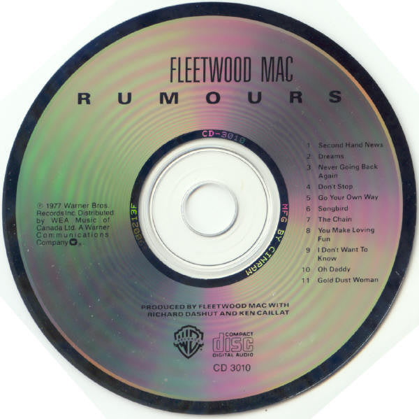 Fleetwood Mac – Rumours - Used CD