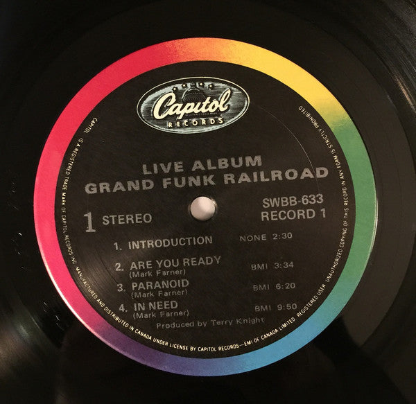 Grand Funk – Live Album (Used vinyl)