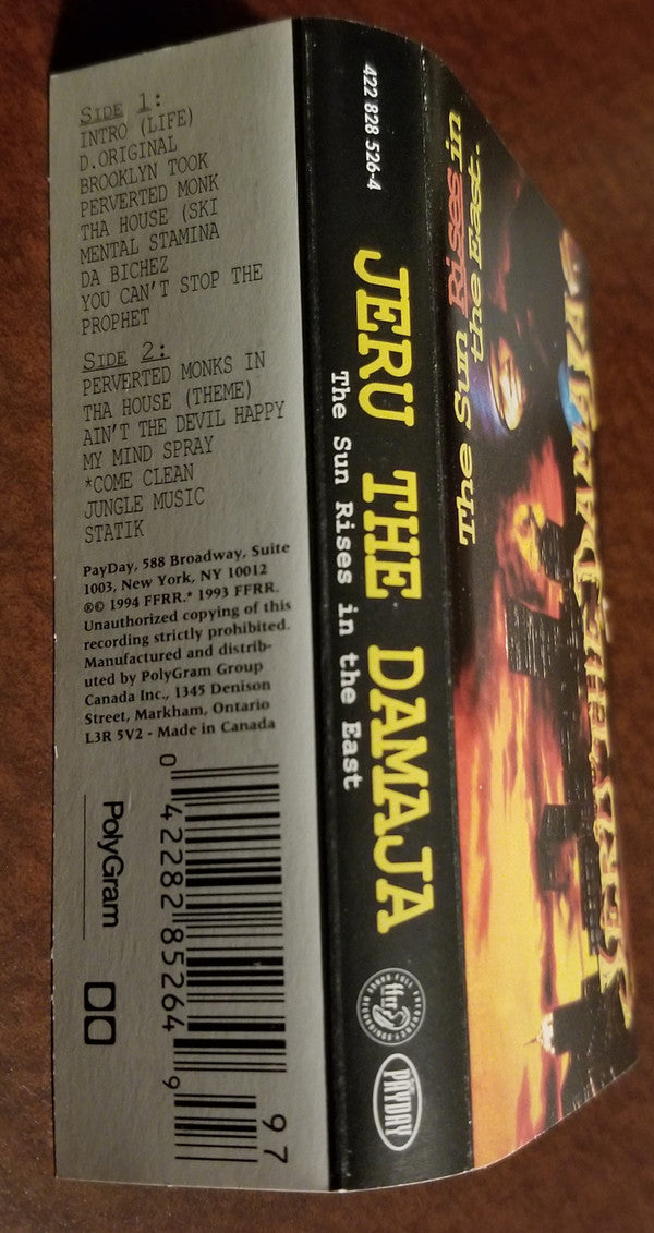 Jeru The Damaja – The Sun Rises In The East (Used cassette)